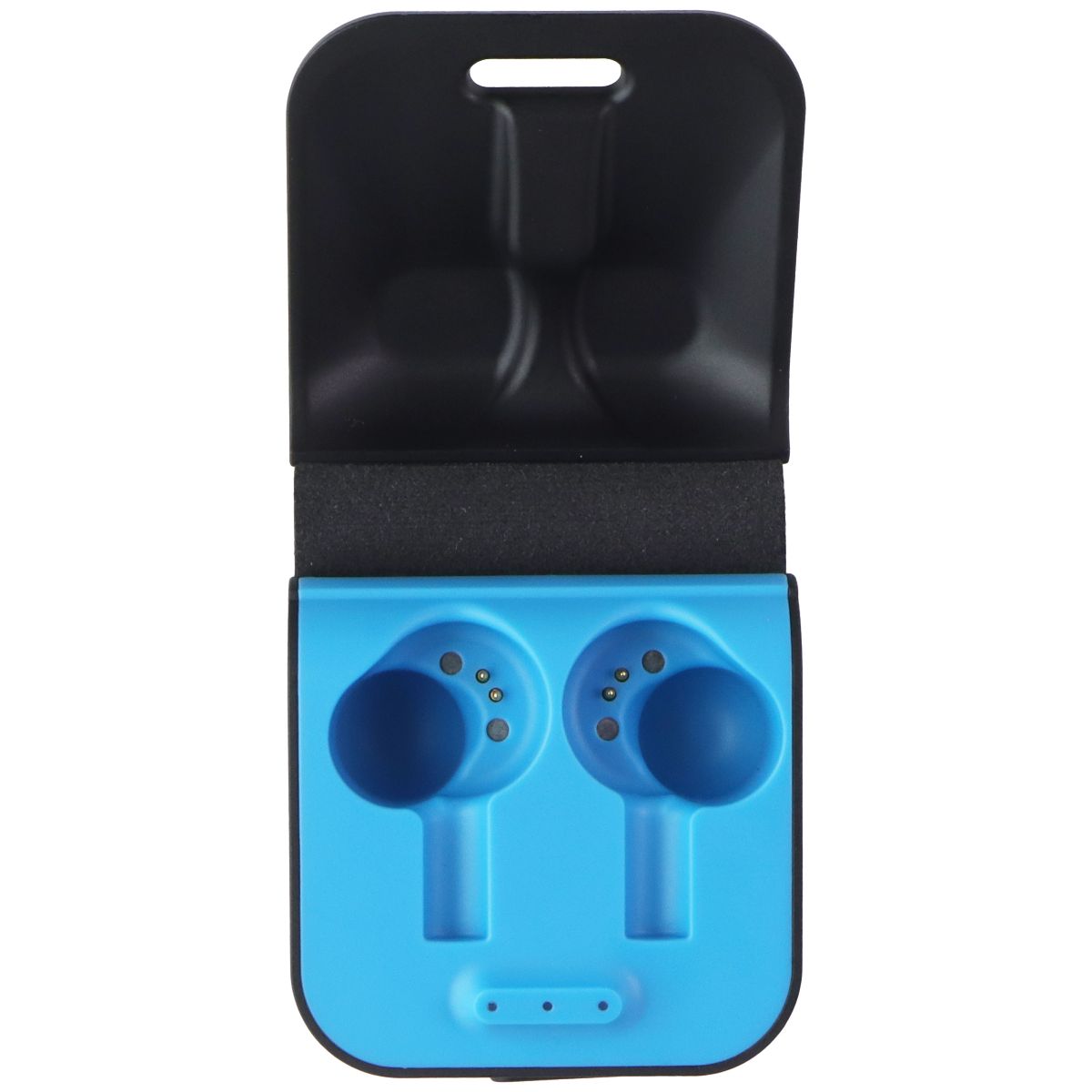 JLab Replacement Charging Case for JBuds Air Play Headphones - Black/Blue Portable Audio - Headphones JLAB - Simple Cell Bulk Wholesale Pricing - USA Seller