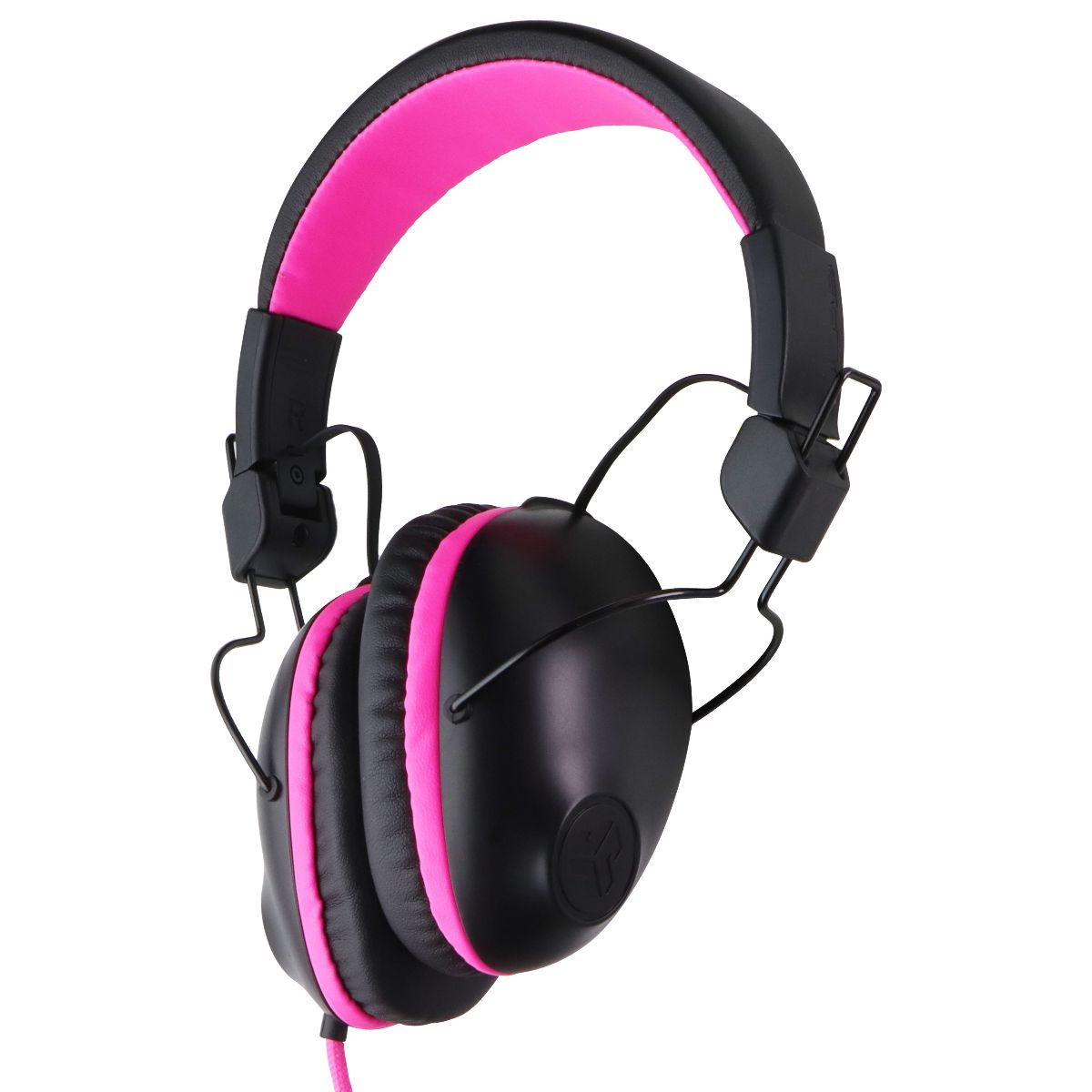 JLAB JBuddies Pro (3.5mm) Wired Over-Ear Kids Headphones - Black / Pink Portable Audio - Headphones JLAB - Simple Cell Bulk Wholesale Pricing - USA Seller