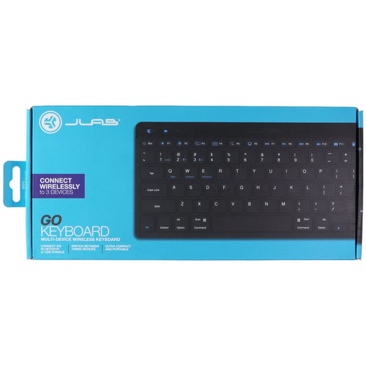 JLAB Multi-Device Wireless Bluetooth GO Keyboard - Black (KGOKEYBRBLK4) Keyboards/Mice - Keyboards & Keypads JLAB - Simple Cell Bulk Wholesale Pricing - USA Seller