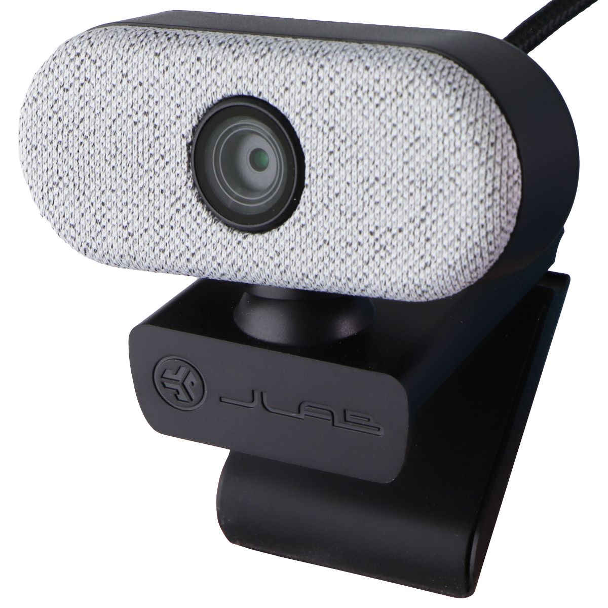 JLAB Go Cam (1080 HD) Wired USB-A Clip-On Webcam for PC/MAC/Chromebook - White