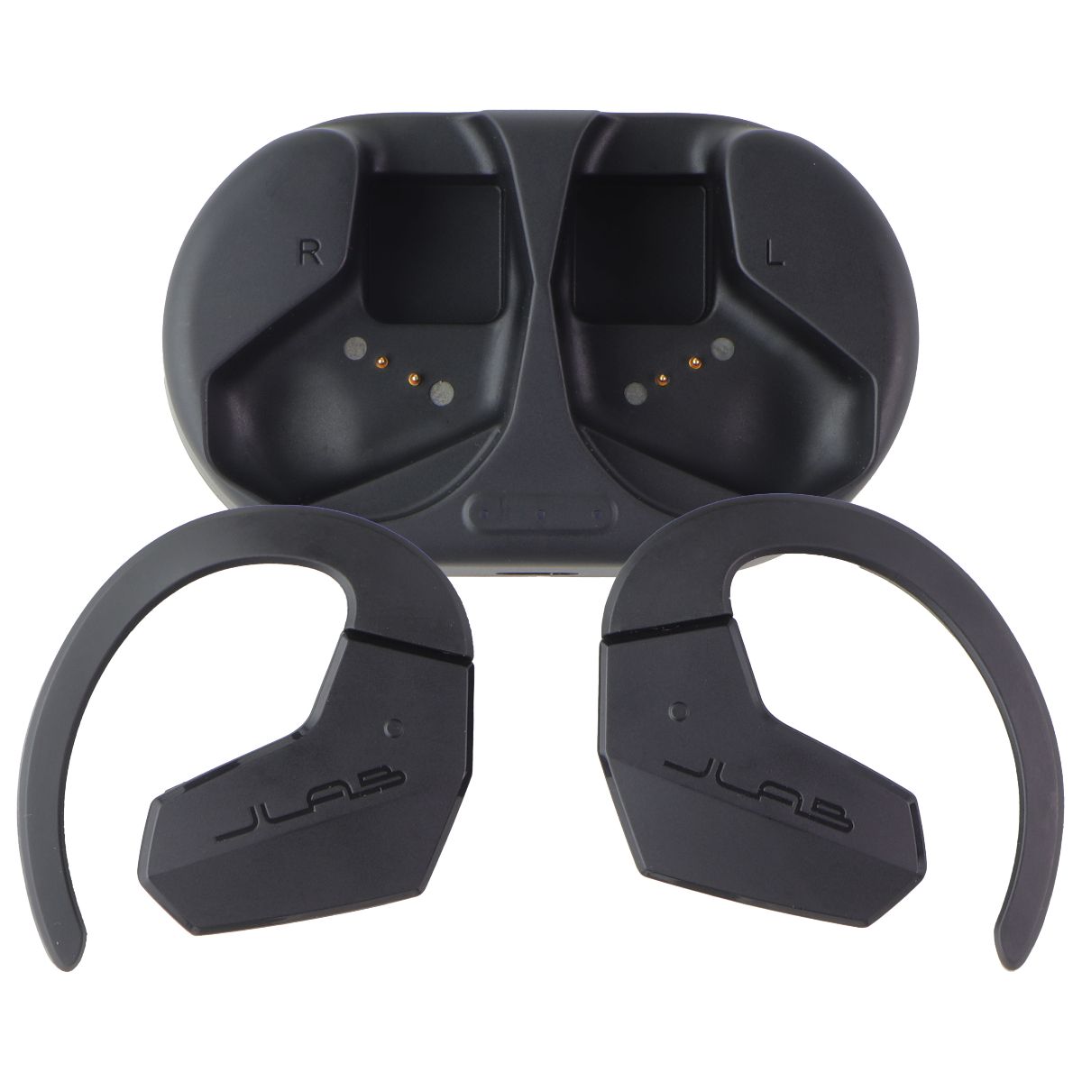 JLab OpenSport Open-Ear Wireless Earbuds - Black (EBOPENSPRTRBLK82) Portable Audio - Headphones JLAB - Simple Cell Bulk Wholesale Pricing - USA Seller