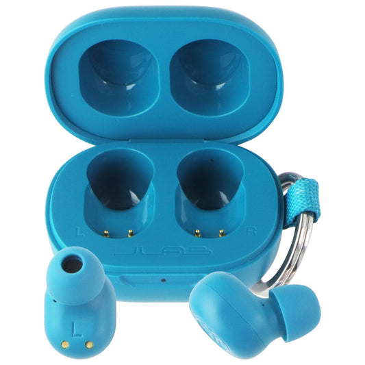JLab JBuds Mini True Wireless Bluetooth Earbuds + Charging Case - Aqua Teal Portable Audio - Headphones JLAB - Simple Cell Bulk Wholesale Pricing - USA Seller