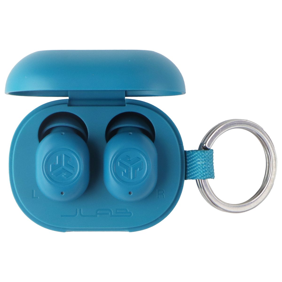 JLab JBuds Mini True Wireless Bluetooth Earbuds + Charging Case - Aqua Teal Portable Audio - Headphones JLAB - Simple Cell Bulk Wholesale Pricing - USA Seller