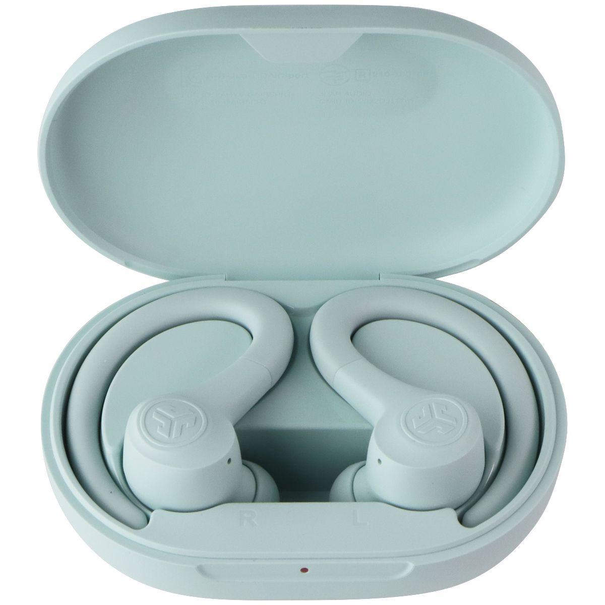 JLab Go Air Sport Wireless Workout Earbuds + Charging Case - Light Blue Portable Audio - Headphones JLAB - Simple Cell Bulk Wholesale Pricing - USA Seller