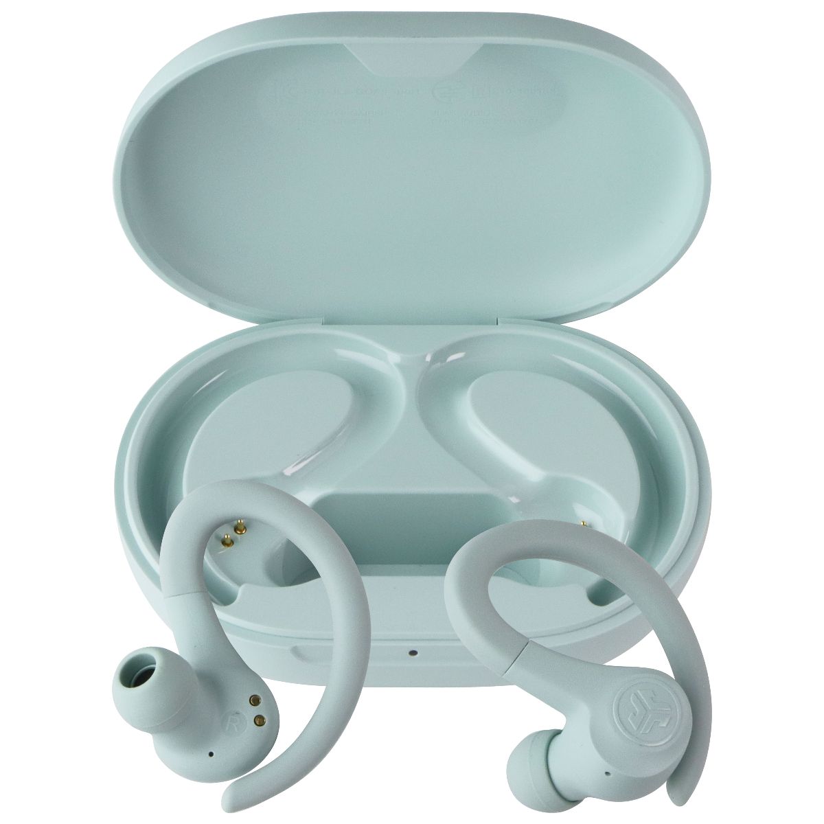 JLab Go Air Sport Wireless Workout Earbuds + Charging Case - Light Blue Portable Audio - Headphones JLAB - Simple Cell Bulk Wholesale Pricing - USA Seller