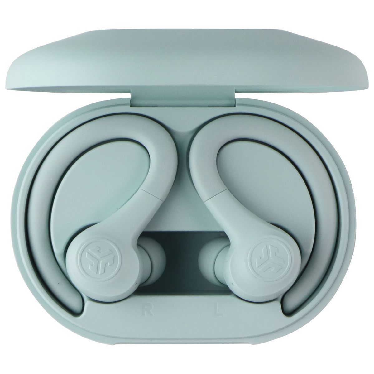 JLab Go Air Sport Wireless Workout Earbuds + Charging Case - Light Blue Portable Audio - Headphones JLAB - Simple Cell Bulk Wholesale Pricing - USA Seller