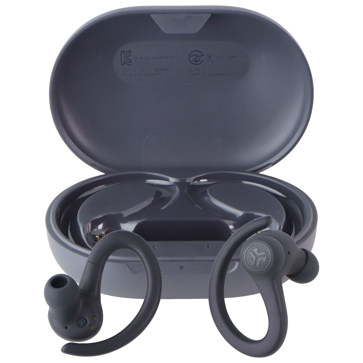 JLab Go Sport+ True Wireless Earbuds with 35+ Hours Playtime - Graphite Portable Audio - Headphones JLAB - Simple Cell Bulk Wholesale Pricing - USA Seller