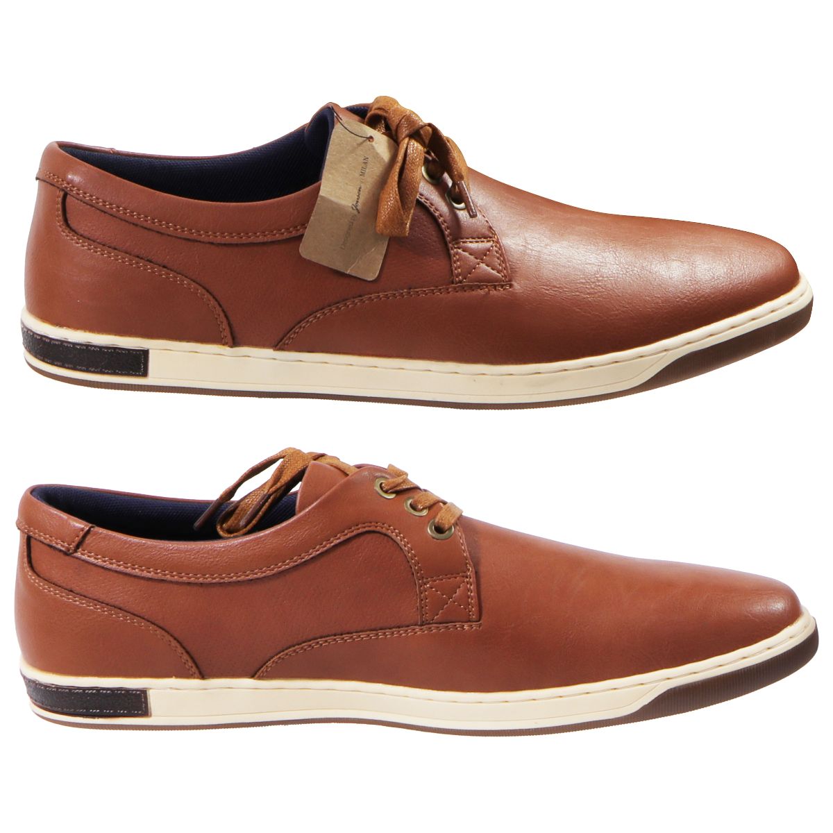 Jousen Milan Men's Fashion Sneakers Size 13 - 3 Eyelets - A81Q06 Yellow Brown Other Sporting Goods Jousen    - Simple Cell Bulk Wholesale Pricing - USA Seller