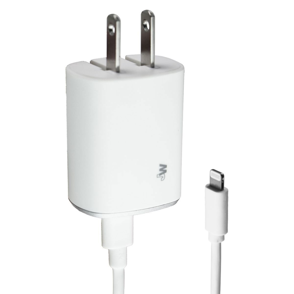 Just Wireless (18W) Lightning 8-Pin to USB-C MFi Wall Charger (6FT) - White Cell Phone - Chargers & Cradles Just Wireless - Simple Cell Bulk Wholesale Pricing - USA Seller
