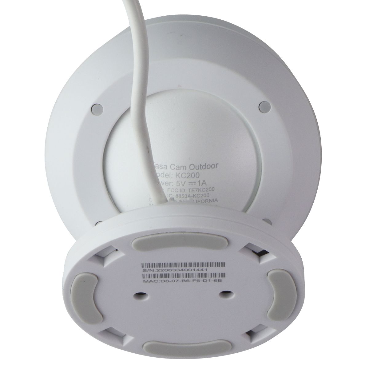 Kasa Cam Outdoor 1080P HD Smart Security Camera (KC200) - White Home Surveillance - Security Cameras Kasa - Simple Cell Bulk Wholesale Pricing - USA Seller