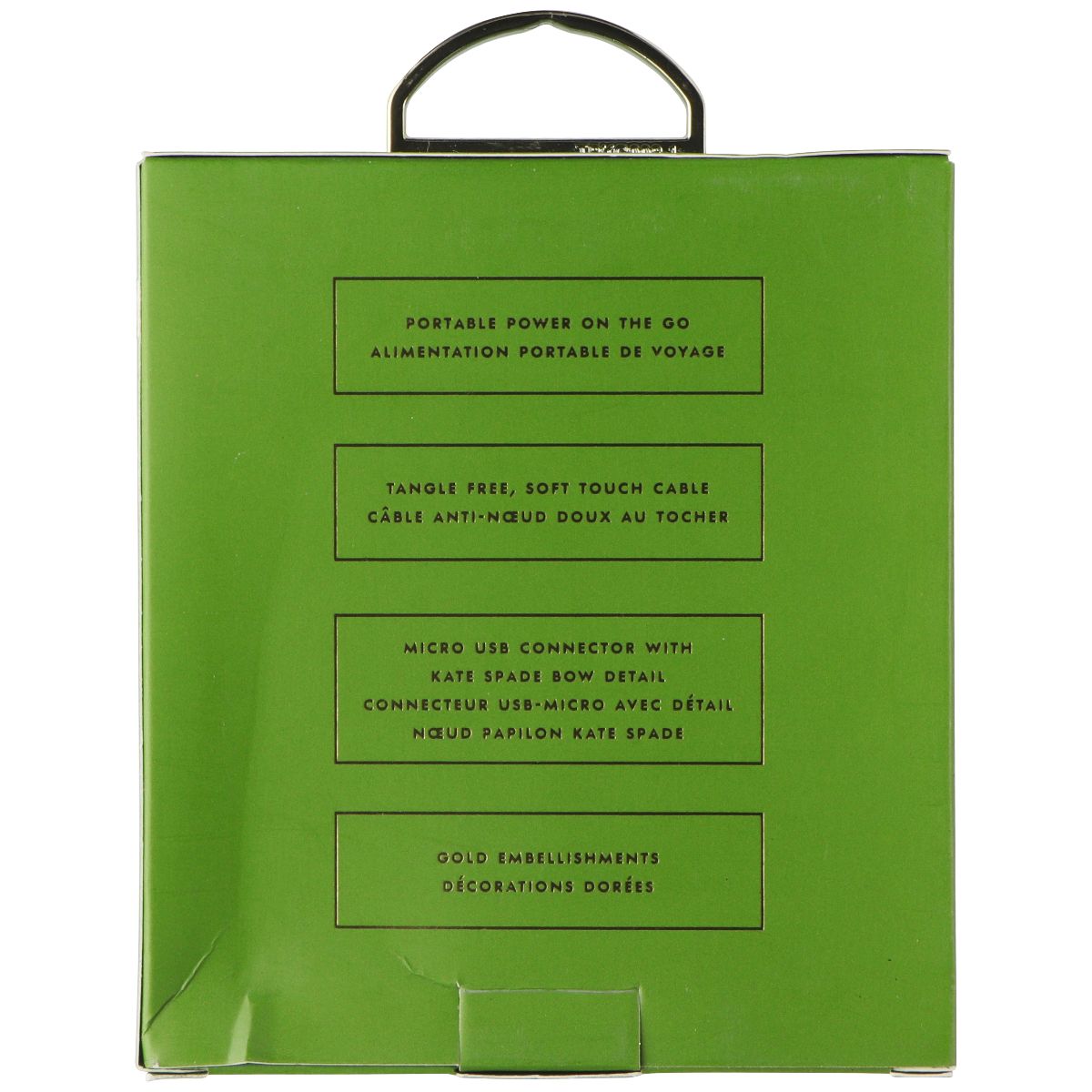Kate Spade New York (3.3-Ft) Charge/Sync Micro-USB Cable - Black/Pink/Gold Cell Phone - Cables & Adapters Kate Spade New York - Simple Cell Bulk Wholesale Pricing - USA Seller