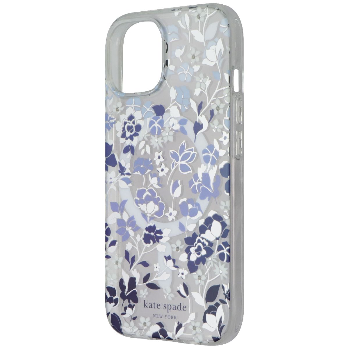 Kate Spade Protective Case for MagSafe for iPhone 16e - Flowerbed Blue Gems Cell Phone - Cases, Covers & Skins Kate Spade New York - Simple Cell Bulk Wholesale Pricing - USA Seller