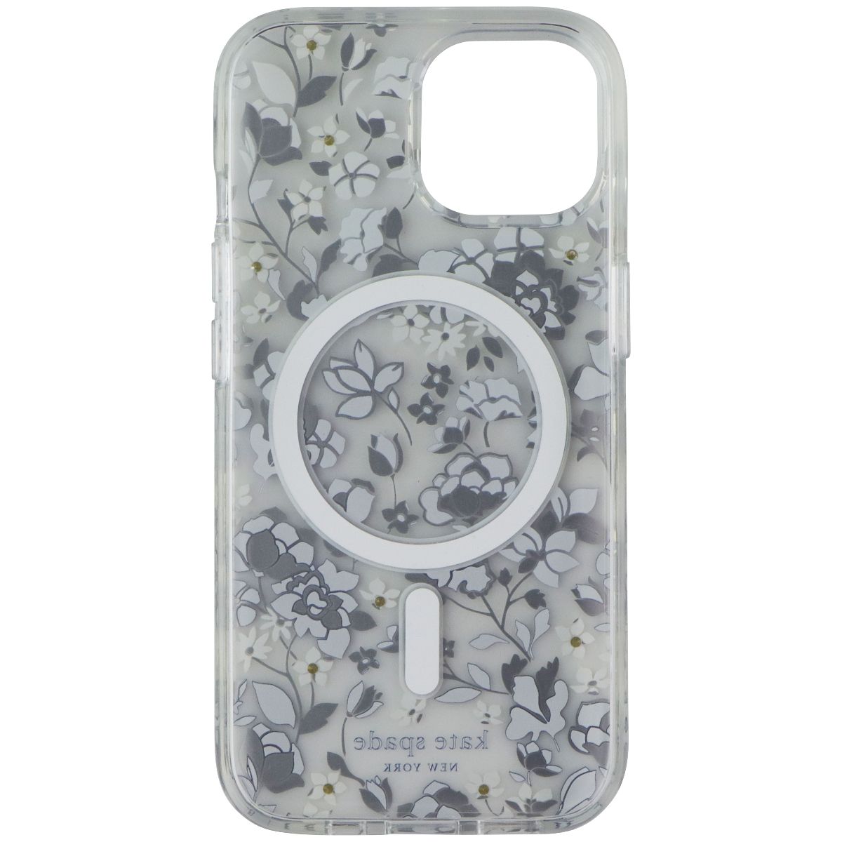 Kate Spade Protective Case for MagSafe for iPhone 16e - Flowerbed Blue Gems