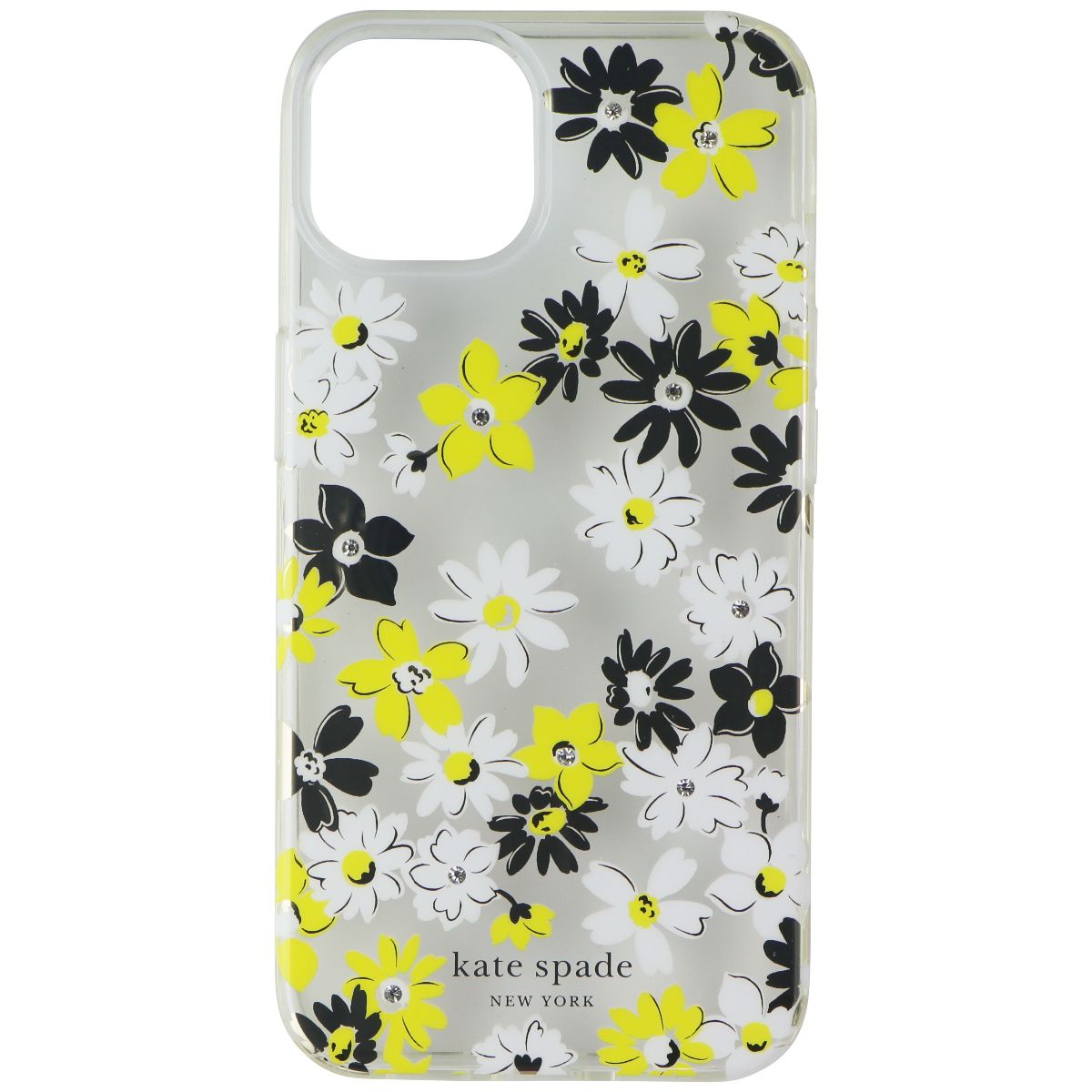 Kate Spade Protective Hardshell Case for Apple iPhone 13 - Yellow Floral Medley Cell Phone - Cases, Covers & Skins Kate Spade - Simple Cell Bulk Wholesale Pricing - USA Seller