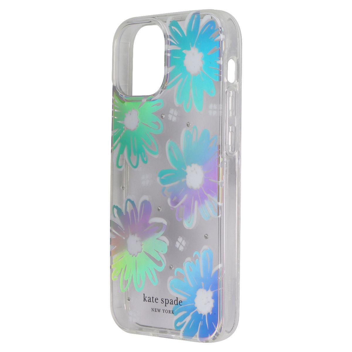 Kate Spade Protective Case for iPhone 13 Mini/12 Mini - Daisy Iridescent Foil Cell Phone - Cases, Covers & Skins Kate Spade - Simple Cell Bulk Wholesale Pricing - USA Seller