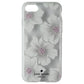 Kate Spade Hybrid Hardshell Case for iPhone 8/7 - Hollyhock White Flowers/Clear Cell Phone - Cases, Covers & Skins Kate Spade - Simple Cell Bulk Wholesale Pricing - USA Seller