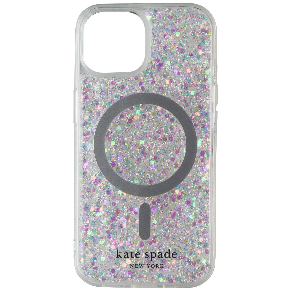 Kate Spade Case for MagSafe for Apple iPhone 15/14/13 Chunky Glitter Iridescent Cell Phone - Cases, Covers & Skins Kate Spade    - Simple Cell Bulk Wholesale Pricing - USA Seller