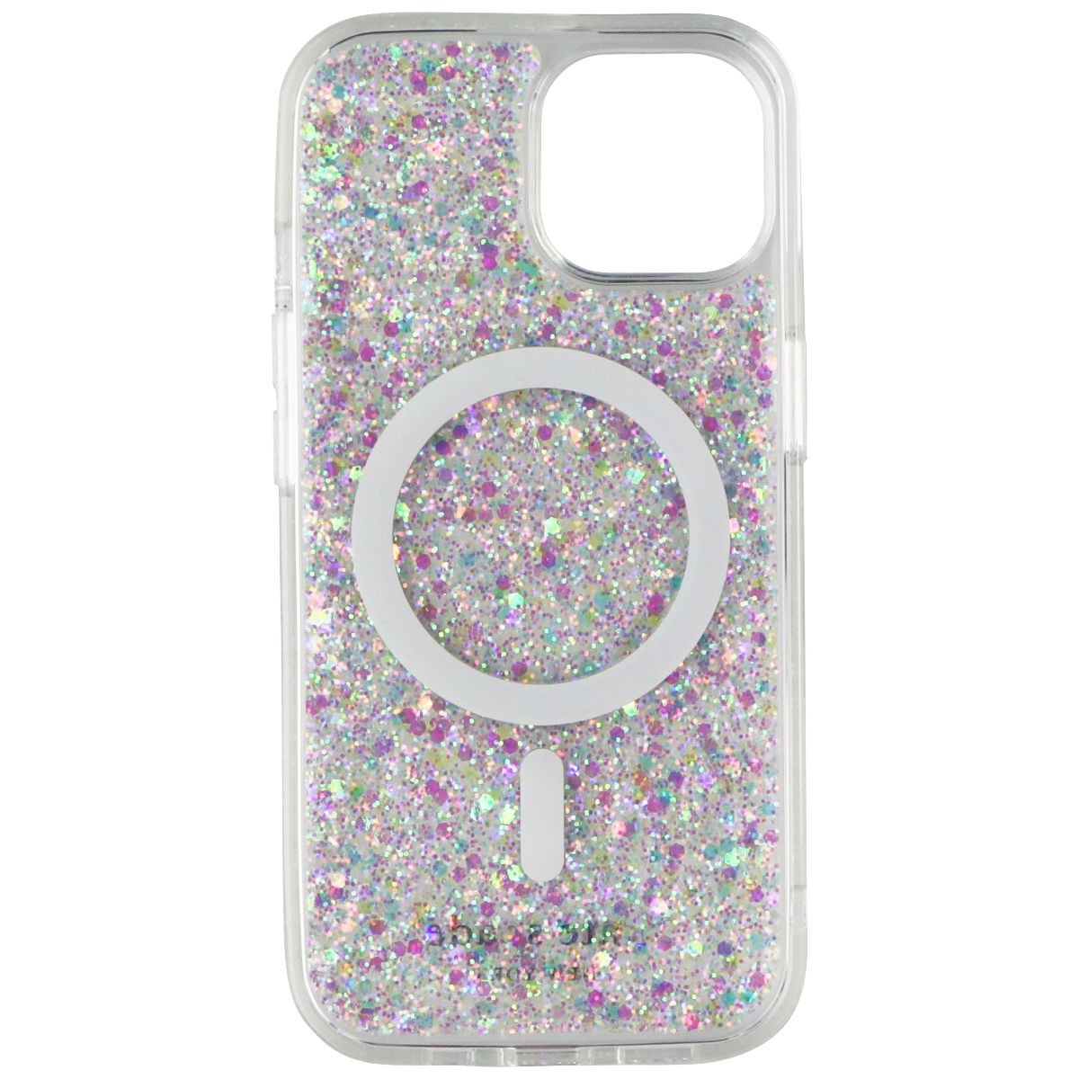Kate Spade Case for MagSafe for Apple iPhone 15/14/13 Chunky Glitter Iridescent Cell Phone - Cases, Covers & Skins Kate Spade    - Simple Cell Bulk Wholesale Pricing - USA Seller