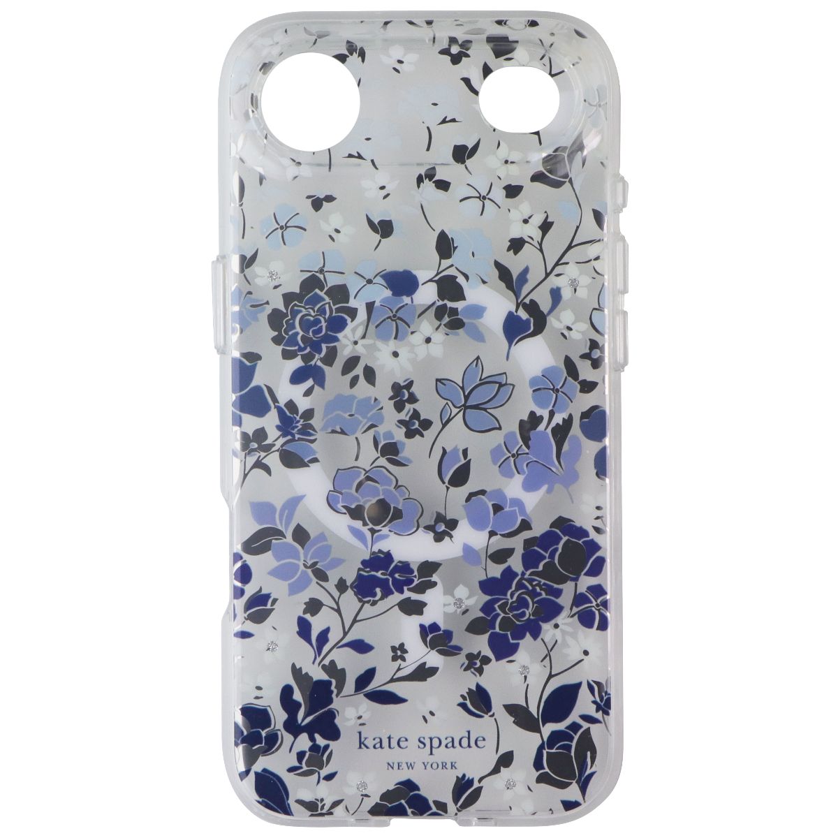 Kate Spade Protective Case (MagSafe) for iPhone 17 Air - Flowerbed Blue Gems