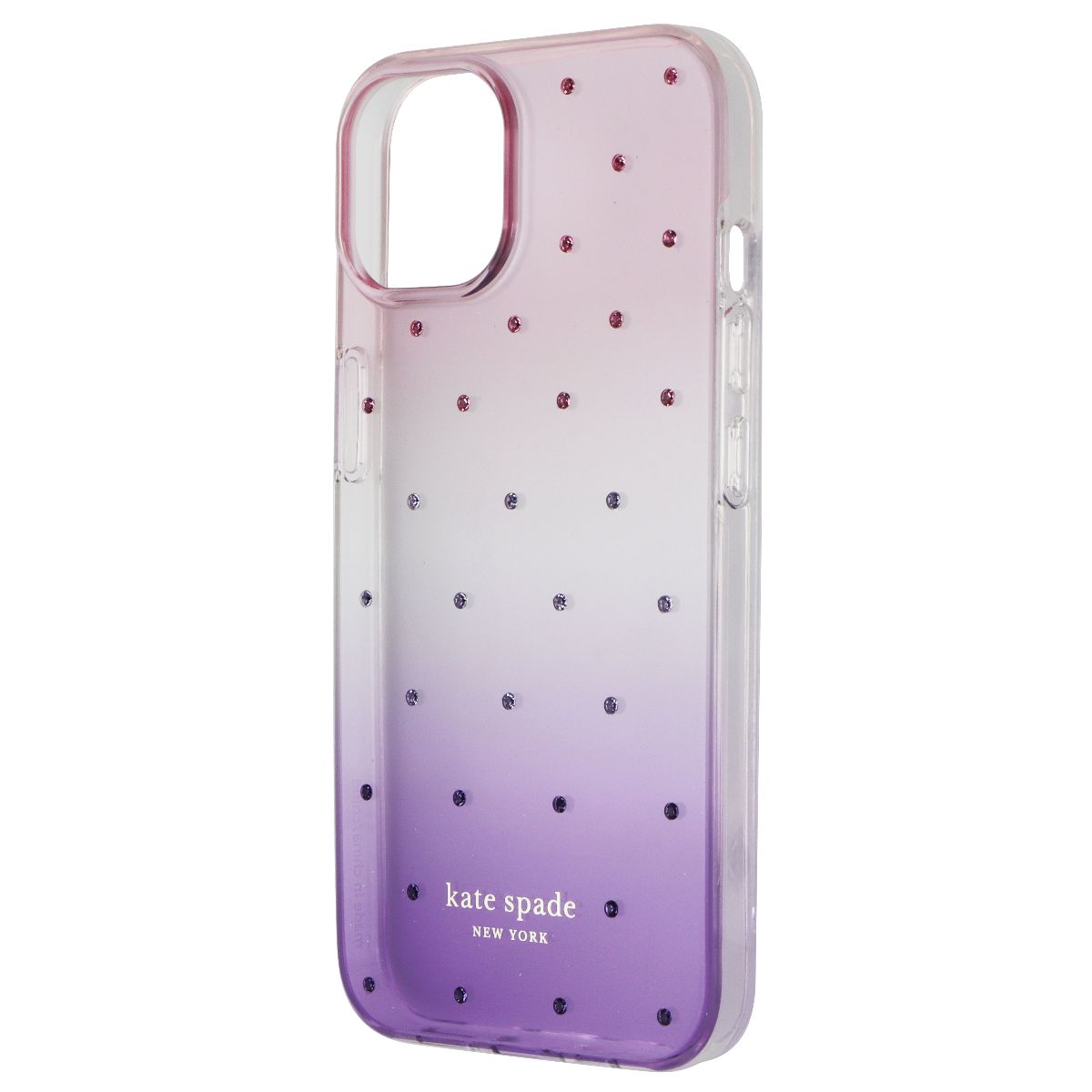 Kate Spade Protective Hardshell Case for Apple iPhone 14 - Ombre Pin Dot Cell Phone - Cases, Covers & Skins Kate Spade - Simple Cell Bulk Wholesale Pricing - USA Seller