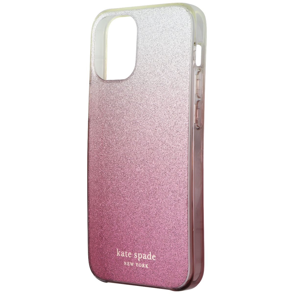 Kate Spade Protective Hardshell Case for iPhone 12 mini - Pink Ombre Glitter Cell Phone - Cases, Covers & Skins Kate Spade New York - Simple Cell Bulk Wholesale Pricing - USA Seller
