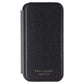 Kate Spade Wrap Folio Case for Apple iPhone 12 / 12 Pro - Black Hearts & Clovers Cell Phone - Cases, Covers & Skins Kate Spade - Simple Cell Bulk Wholesale Pricing - USA Seller