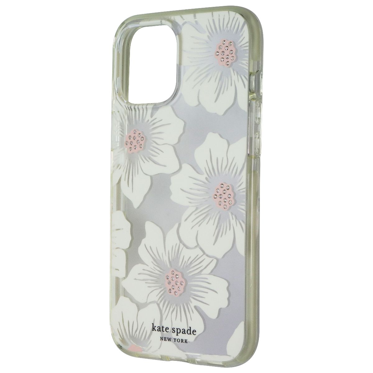 Kate Spade Defensive Hardshell Case for iPhone 12 Pro Max - Hollyhock Clear Cell Phone - Cases, Covers & Skins Kate Spade - Simple Cell Bulk Wholesale Pricing - USA Seller