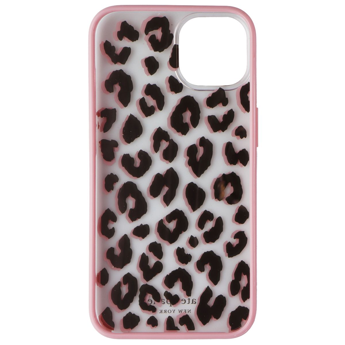 Kate Spade Protective Hardshell Case for Apple iPhone 13 - City Leopard Pink Cell Phone - Cases, Covers & Skins Kate Spade - Simple Cell Bulk Wholesale Pricing - USA Seller