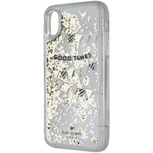 Kate Spade Liquid Glitter Hard Case for Apple iPhone XR - Good Times Gold Foil Cell Phone - Cases, Covers & Skins Kate Spade New York - Simple Cell Bulk Wholesale Pricing - USA Seller