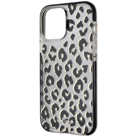 Kate Spade Defensive Hardshell Case for iPhone 15 Pro Max - City Leopard Black Cell Phone - Cases, Covers & Skins Kate Spade    - Simple Cell Bulk Wholesale Pricing - USA Seller