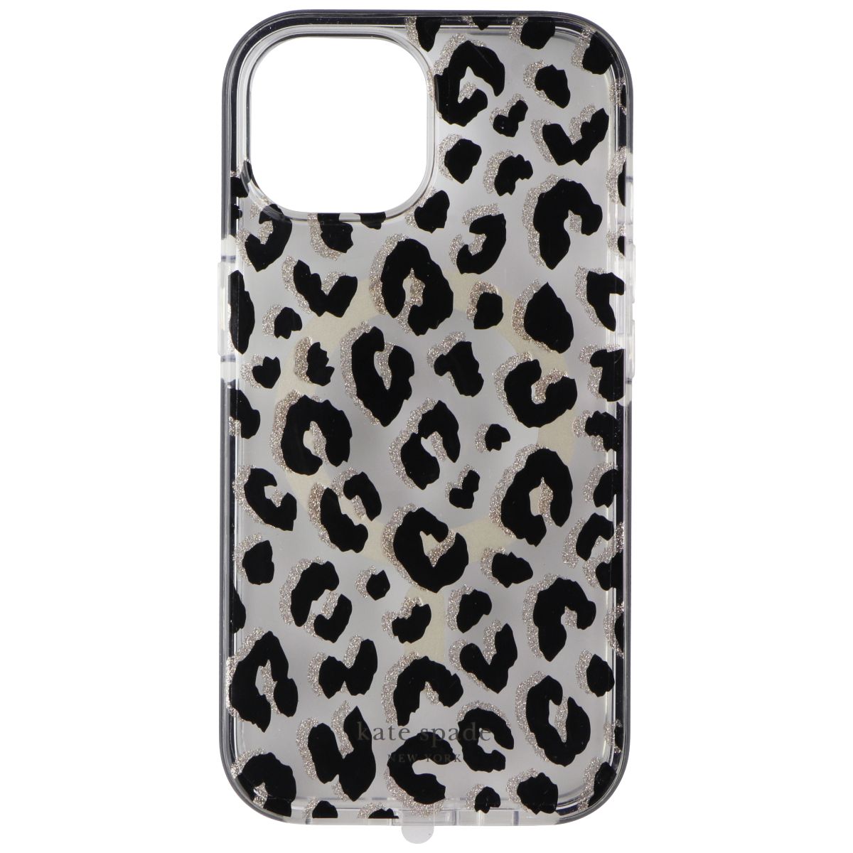Kate Spade Case for MagSafe for Apple iPhone 15 - City Leopard Black Cell Phone - Cases, Covers & Skins Kate Spade New York    - Simple Cell Bulk Wholesale Pricing - USA Seller