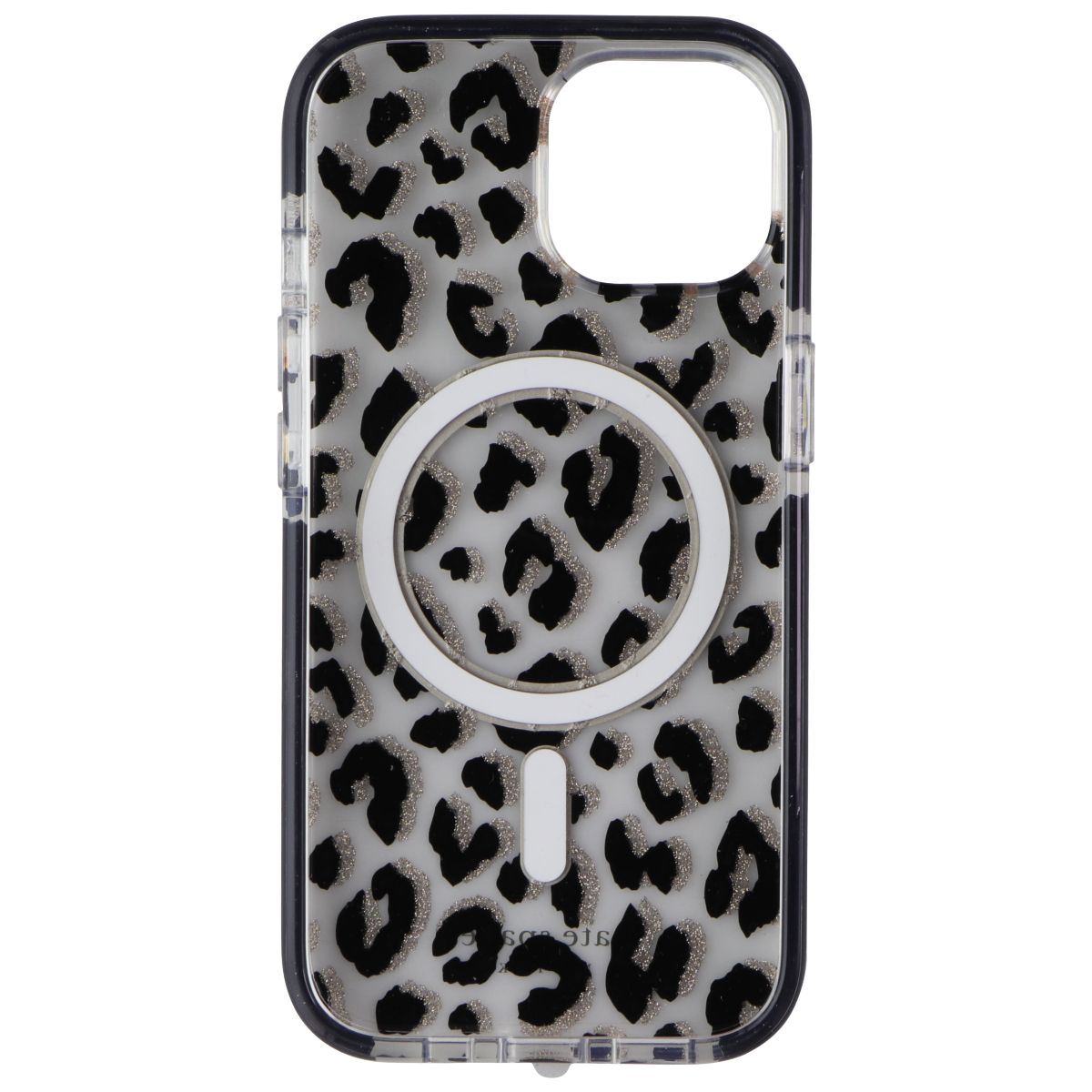 Kate Spade Case for MagSafe for Apple iPhone 15 - City Leopard Black Cell Phone - Cases, Covers & Skins Kate Spade New York    - Simple Cell Bulk Wholesale Pricing - USA Seller