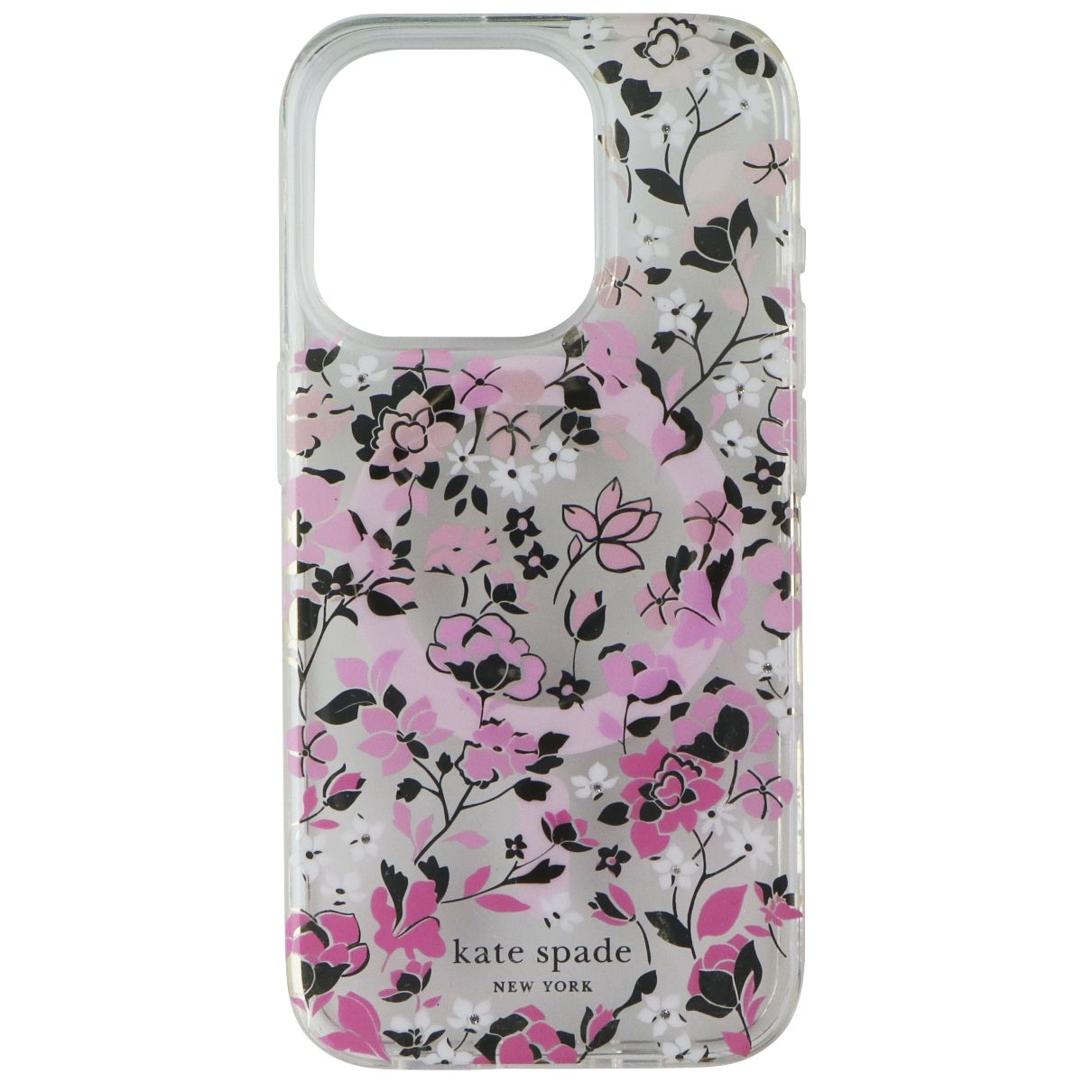 Kate Spade Protective Case for MagSafe for iPhone 15 Pro - Flowerbed Pink Ombre Cell Phone - Cases, Covers & Skins Kate Spade - Simple Cell Bulk Wholesale Pricing - USA Seller