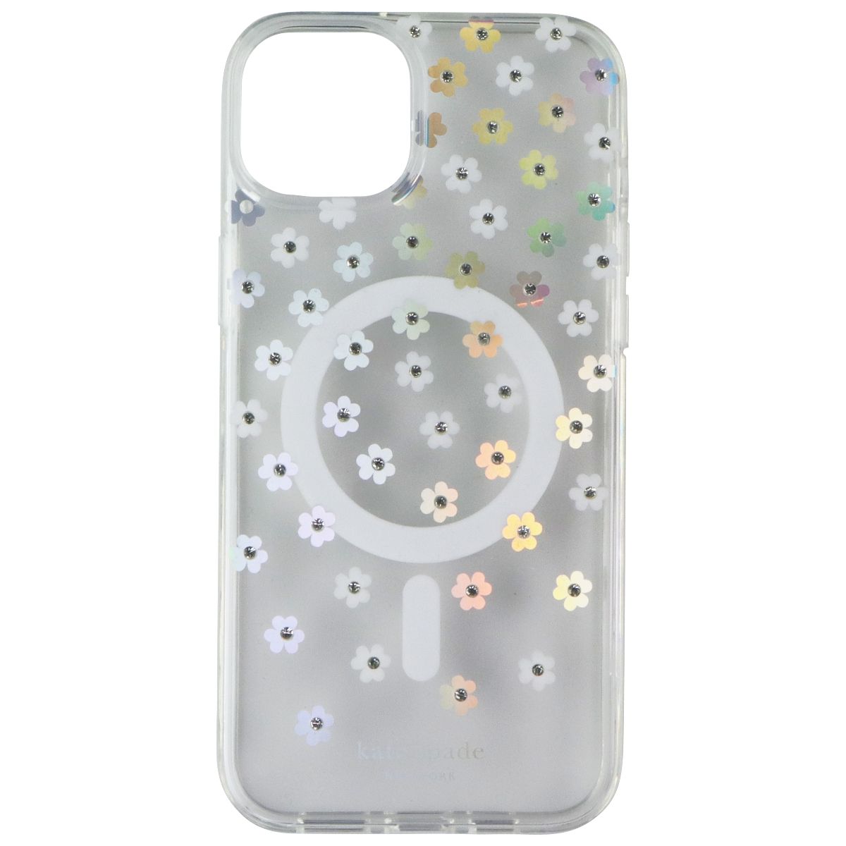 Kate Spade Protective Case for MagSafe for iPhone 15 Plus - Scattered Flowers Cell Phone - Cases, Covers & Skins Kate Spade - Simple Cell Bulk Wholesale Pricing - USA Seller