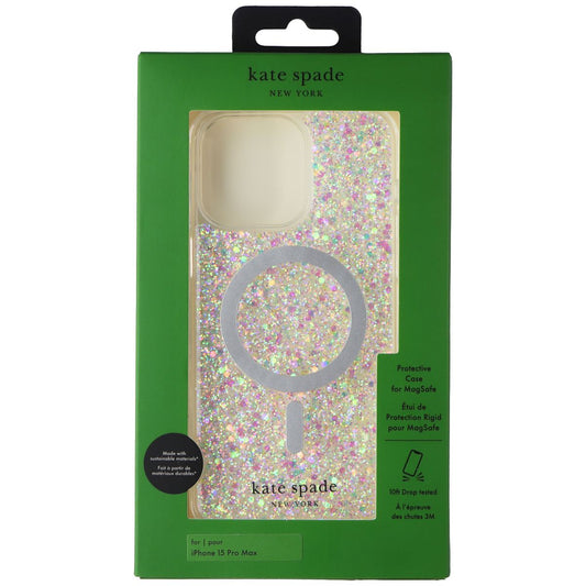 Kate Spade Protective Case for MagSafe for iPhone 15 Pro Max - Chunky Glitter