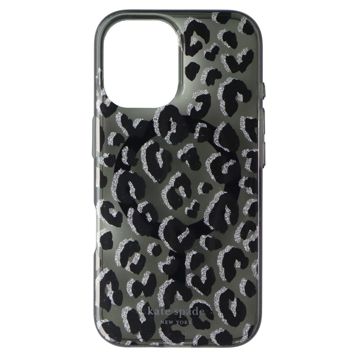 Kate Spade Protective Case for MagSafe for iPhone 16 - Black City Leopard Cell Phone - Cases, Covers & Skins Kate Spade New York - Simple Cell Bulk Wholesale Pricing - USA Seller