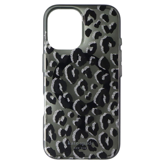 Kate Spade Protective Case for MagSafe for iPhone 16 - Black City Leopard Cell Phone - Cases, Covers & Skins Kate Spade New York - Simple Cell Bulk Wholesale Pricing - USA Seller