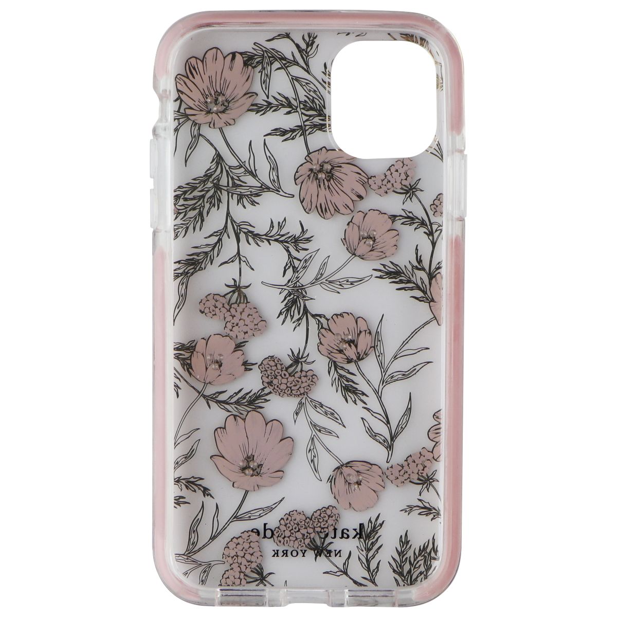 Kate Spade Defensive Hardshell Case for Apple iPhone 11 - Blossom Pink/Gold Gems Cell Phone - Cases, Covers & Skins Kate Spade - Simple Cell Bulk Wholesale Pricing - USA Seller