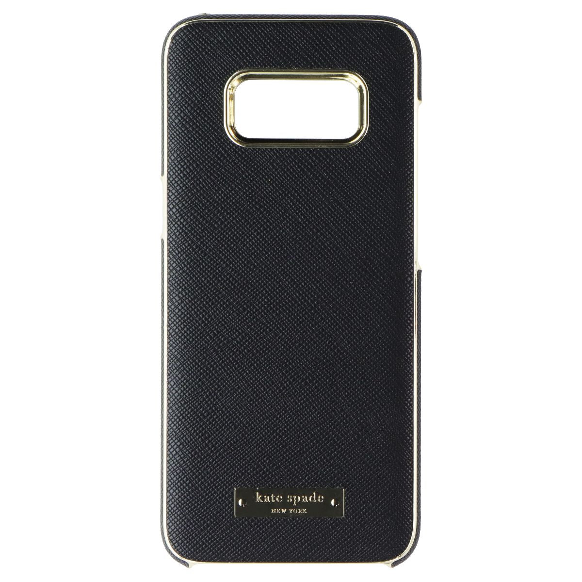 Kate Spade NY Wrap Series Case for Samsung Galaxy S8 (GS8) - Saffiano Black/Gold Cell Phone - Cases, Covers & Skins Kate Spade - Simple Cell Bulk Wholesale Pricing - USA Seller