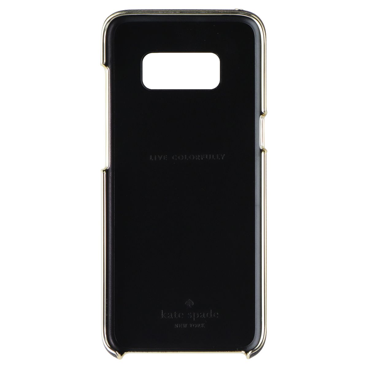 Kate Spade NY Wrap Series Case for Samsung Galaxy S8 (GS8) - Saffiano Black/Gold Cell Phone - Cases, Covers & Skins Kate Spade - Simple Cell Bulk Wholesale Pricing - USA Seller