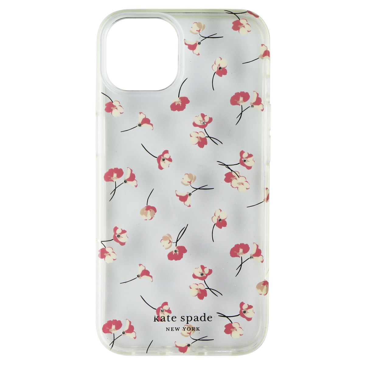 Kate Spade New York Protective Hardshell Case for iPhone 13 - Falling Poppies Cell Phone - Cases, Covers & Skins Kate Spade - Simple Cell Bulk Wholesale Pricing - USA Seller