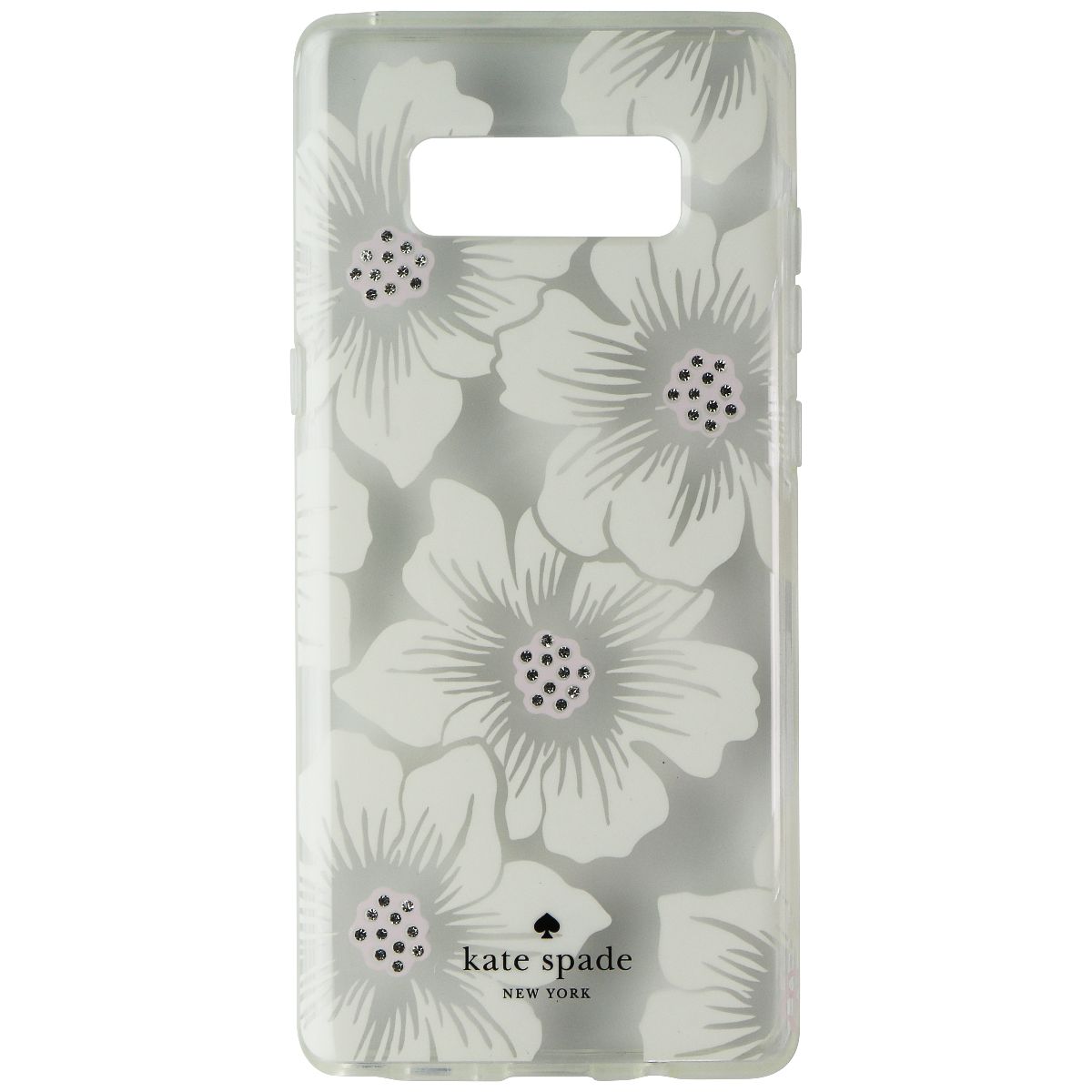 Kate Spade Flexible Hardshell Case for Samsung Galaxy Note8 - HollyHock Clear Cell Phone - Cases, Covers & Skins Kate Spade New York - Simple Cell Bulk Wholesale Pricing - USA Seller
