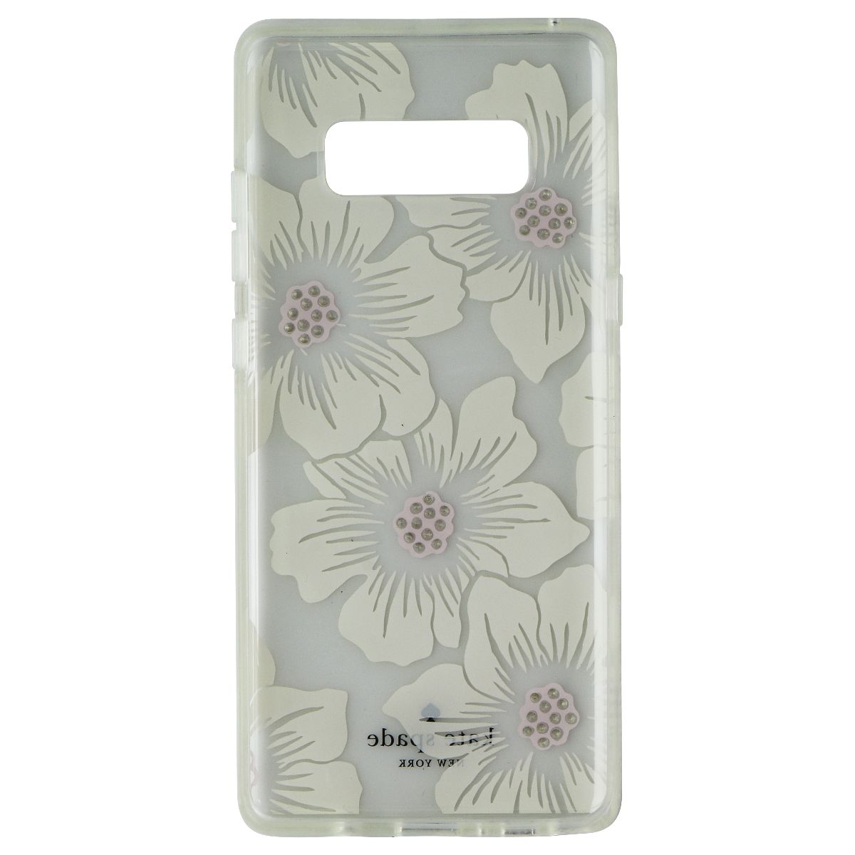 Kate Spade Flexible Hardshell Case for Samsung Galaxy Note8 - HollyHock Clear Cell Phone - Cases, Covers & Skins Kate Spade New York    - Simple Cell Bulk Wholesale Pricing - USA Seller