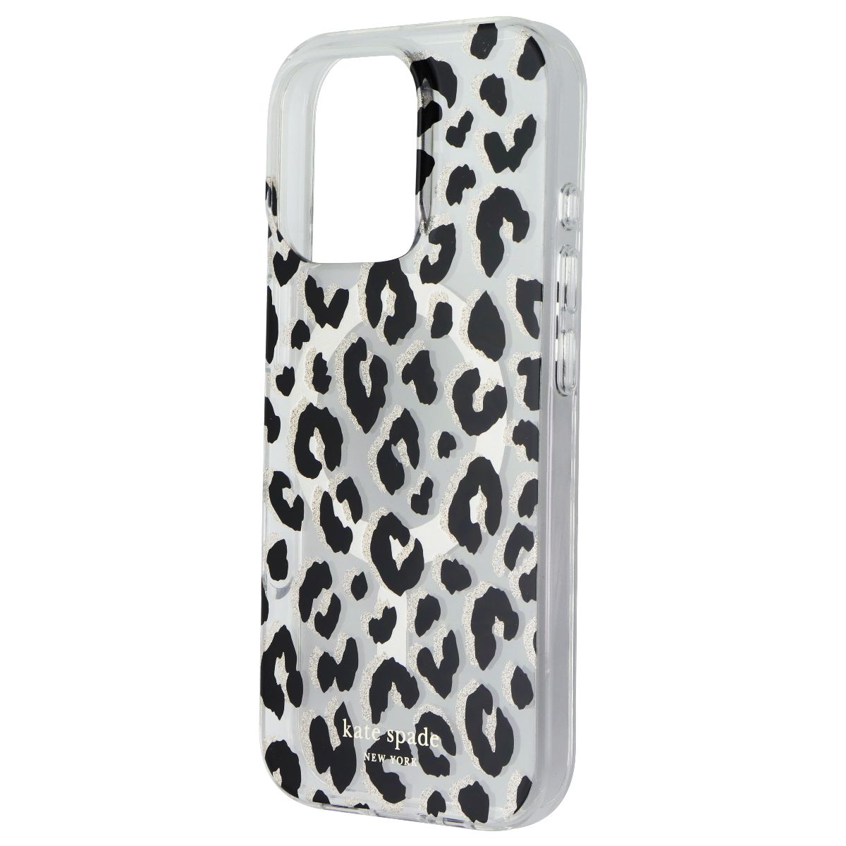 Kate Spade Printed Case for Apple iPhone 16 Pro - City Leopard Glitter Cell Phone - Cases, Covers & Skins Kate Spade - Simple Cell Bulk Wholesale Pricing - USA Seller