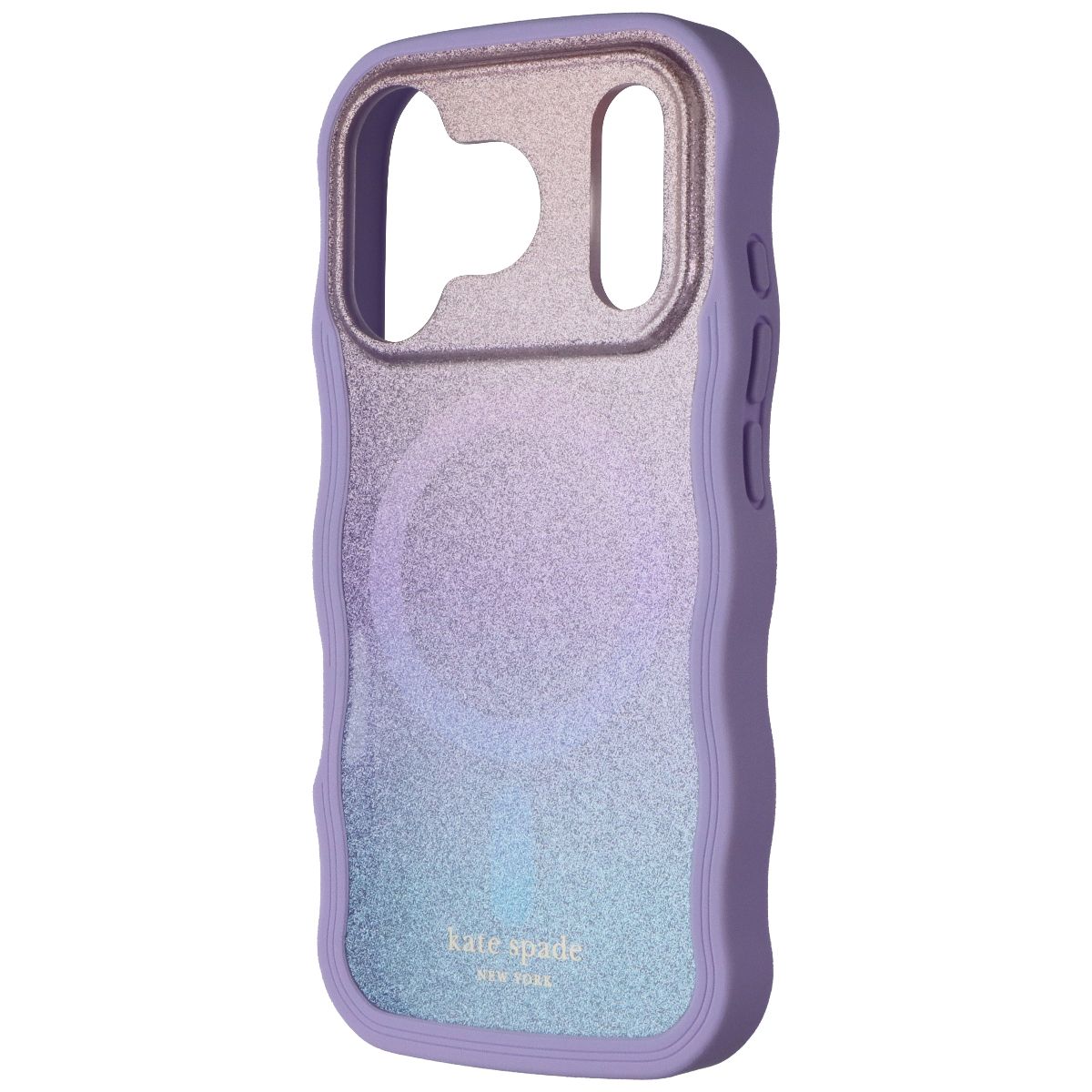 Kate Spade Wavy Case for MagSafe for Apple iPhone 17 Pro - Opal Glitter Cell Phone - Cases, Covers & Skins Kate Spade - Simple Cell Bulk Wholesale Pricing - USA Seller