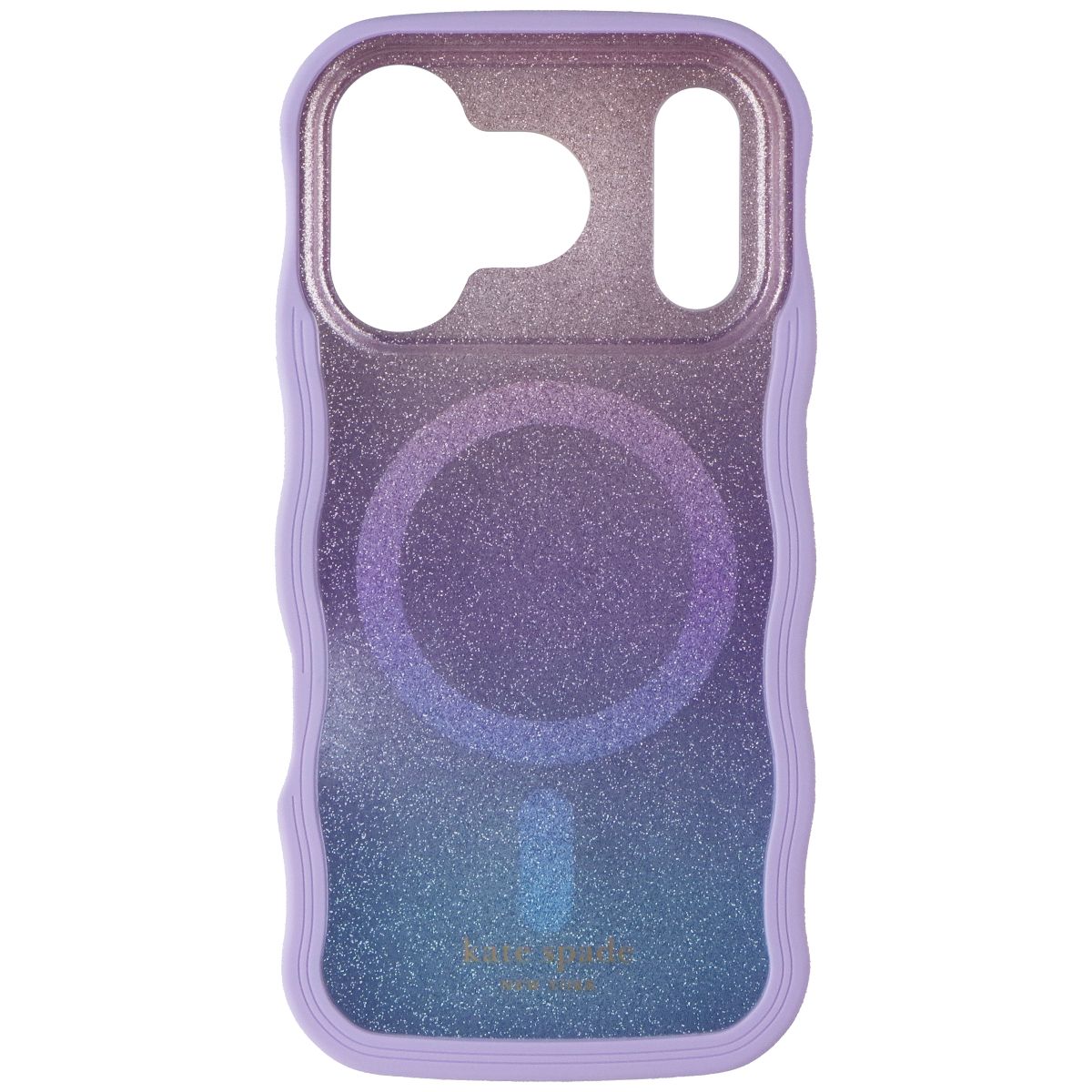 Kate Spade Wavy Case for MagSafe for Apple iPhone 17 Pro - Opal Glitter Cell Phone - Cases, Covers & Skins Kate Spade - Simple Cell Bulk Wholesale Pricing - USA Seller