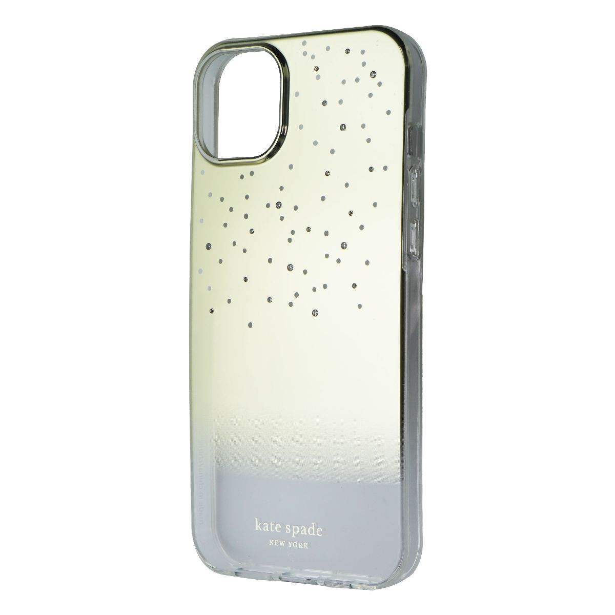 Kate Spade Protective Hardshell Case for Apple iPhone 14 Plus - Metallic Gold Cell Phone - Cases, Covers & Skins Kate Spade - Simple Cell Bulk Wholesale Pricing - USA Seller