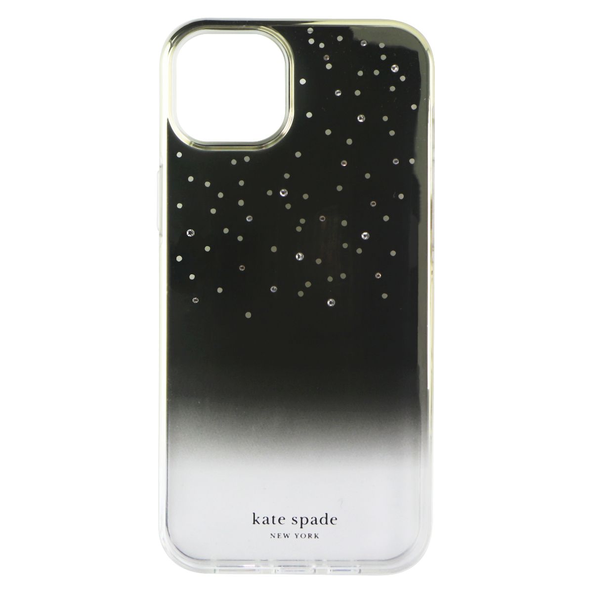 Kate Spade Protective Hardshell Case for Apple iPhone 14 Plus - Metallic Gold Cell Phone - Cases, Covers & Skins Kate Spade - Simple Cell Bulk Wholesale Pricing - USA Seller