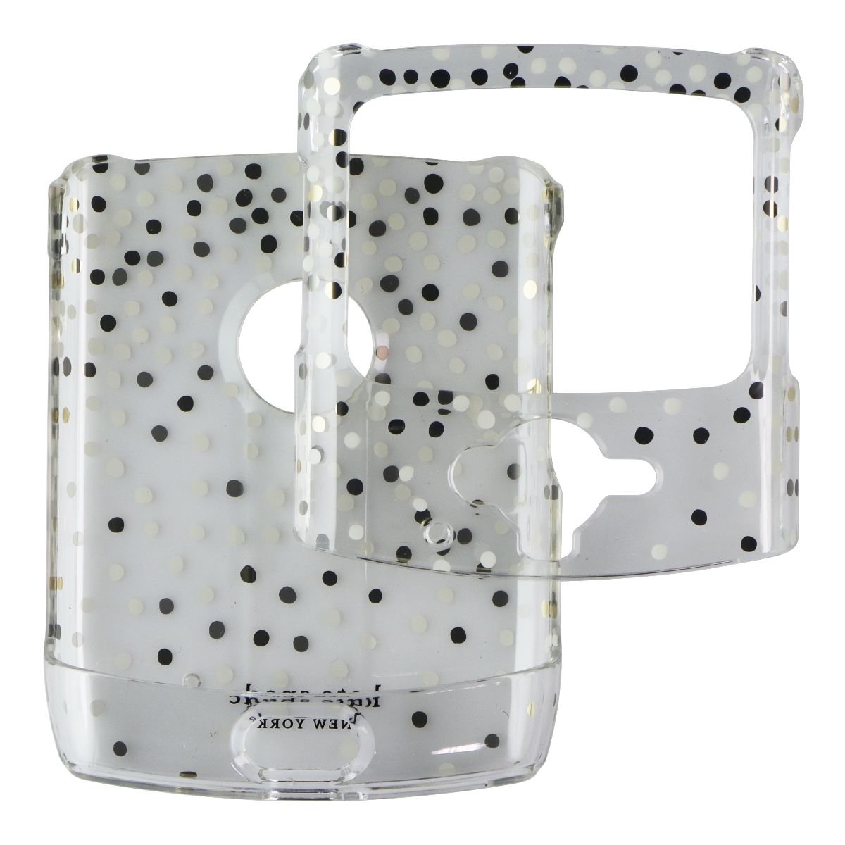 Kate Spade Protective Hardshell Case for Motorola Razr (2019) - Clear/Disco Dots Cell Phone - Cases, Covers & Skins Kate Spade    - Simple Cell Bulk Wholesale Pricing - USA Seller