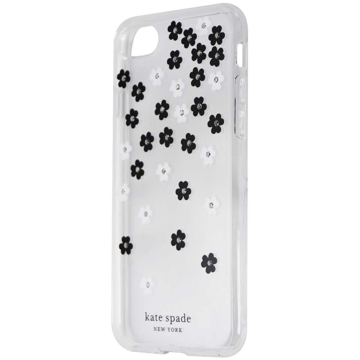 Kate Spade Flexible Hardshell Case for iPhone SE (2nd Gen) & 8/7 - Clear/Flowers Cell Phone - Cases, Covers & Skins Kate Spade - Simple Cell Bulk Wholesale Pricing - USA Seller